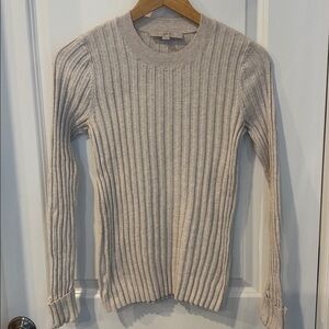 LOFT Soft Knit Sweater in Light Cream